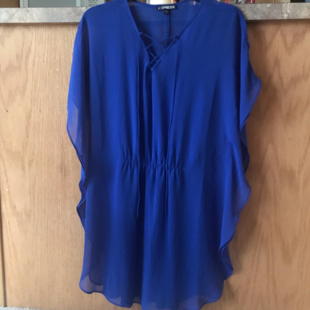 🔥Express Sheer Dress 👗 🔥 - Picture 2 of 7